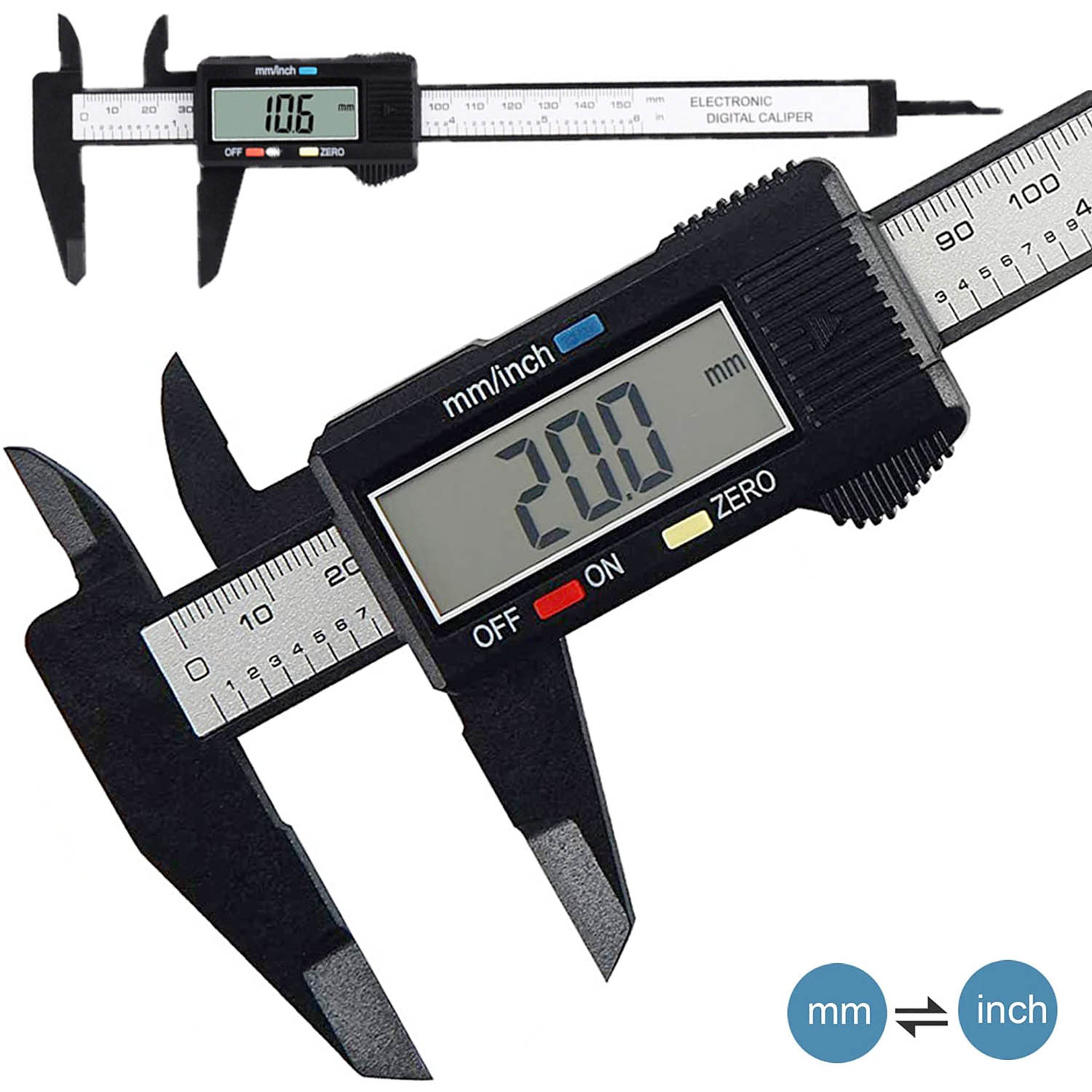 Digital Caliper 150Mm Stainless Steel - 150 mm elektronischer digitaler Messschieber 100