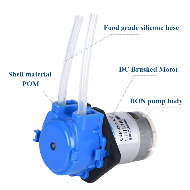 Mini Peristaltic Pump 12V - 12V Peristaltische Dosierpumpe Selbstansaugend Reversierbar