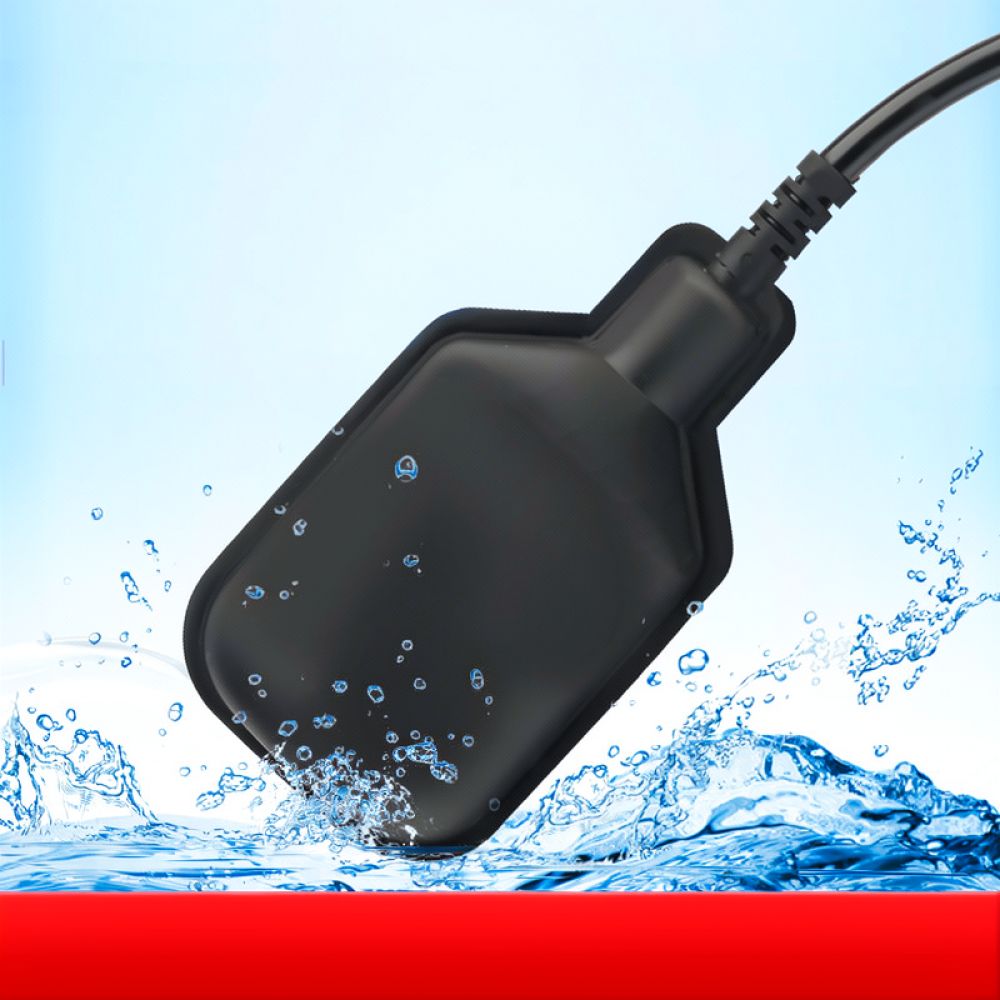 Industrial Tools - Flüssigkeitsstand-Schwimmerschalter-Sensor, automatische Pumpensteuerung, Wasserturm-Tank-Sensorsystem, schwarzes industrielles