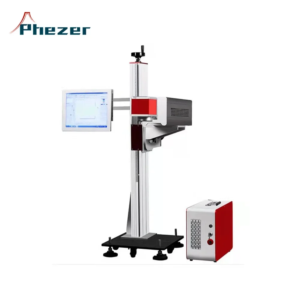 Fiber Laser Marking Machine 30W - Lasermarkierungsmaschine für PE HDPE PVC Rohre/Beutel/Flaschen