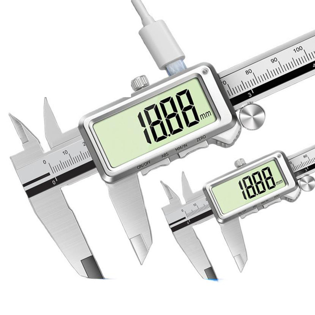 Digital Caliper 150Mm Stainless Steel - Wiederaufladbarer digitaler Messschieber: Hoch für Präzisionsmessungen