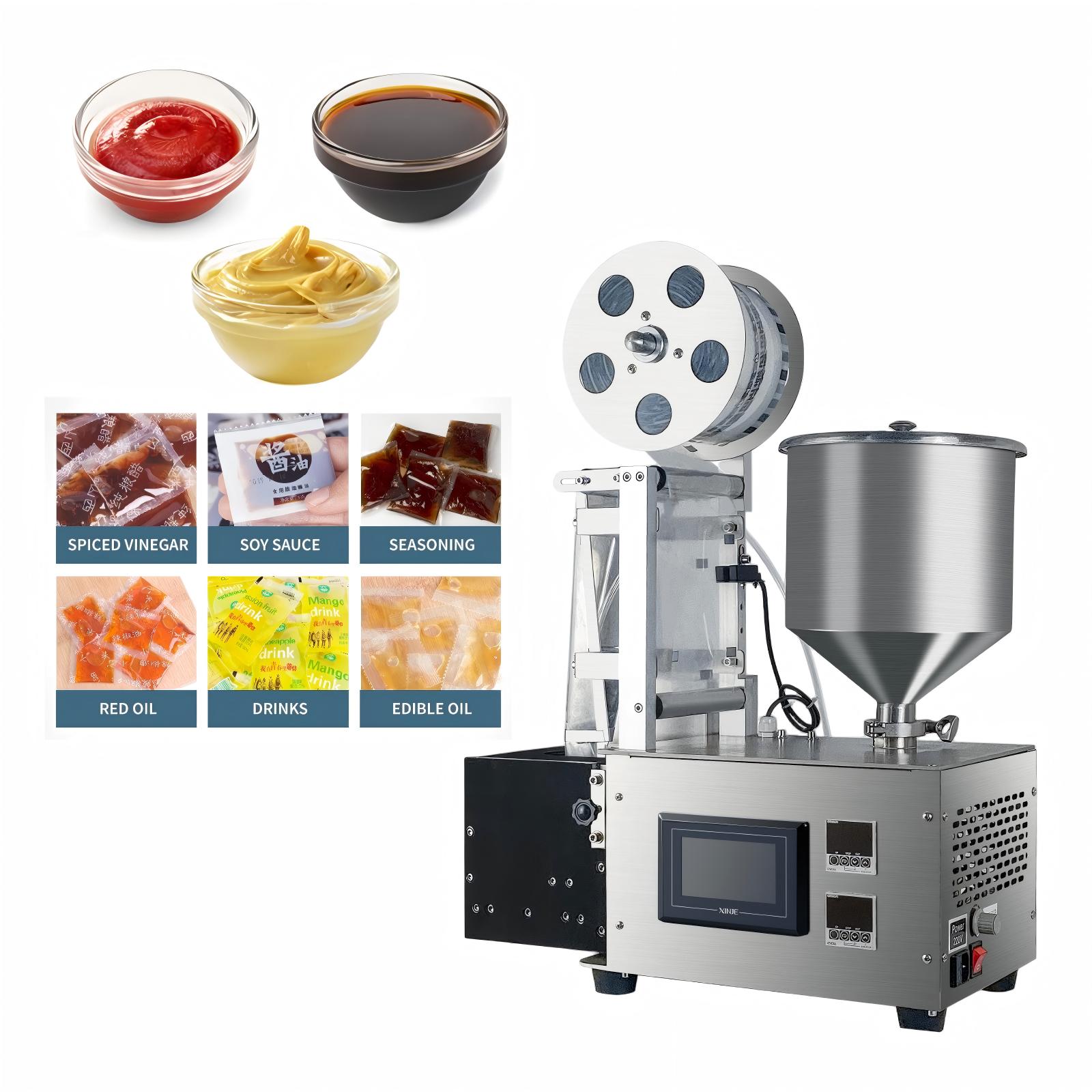 Packaging - Automatische Schnellverpackungs-Flüssigfüllmaschine mit Abreißvorrichtung für Paste,